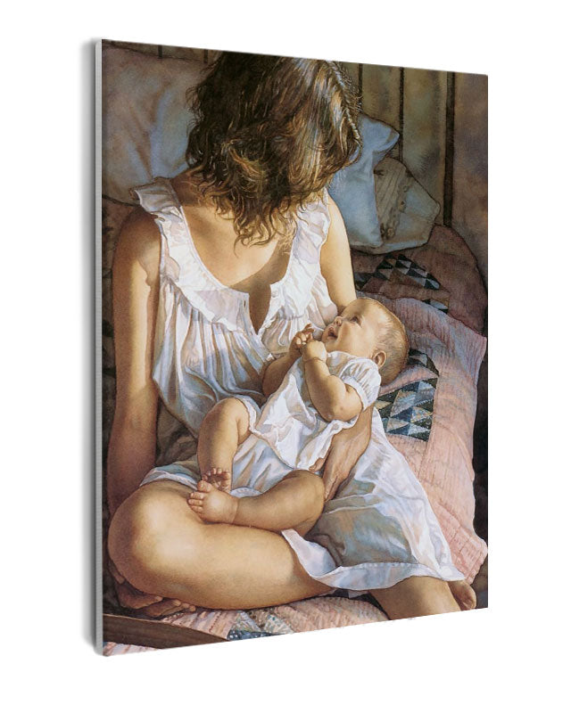 Paint By Numbers - Woman Holding A Baby - Framed- 40x50cm - Arterium