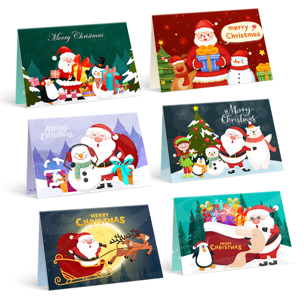 Christmas Card Set Paint By Numbers